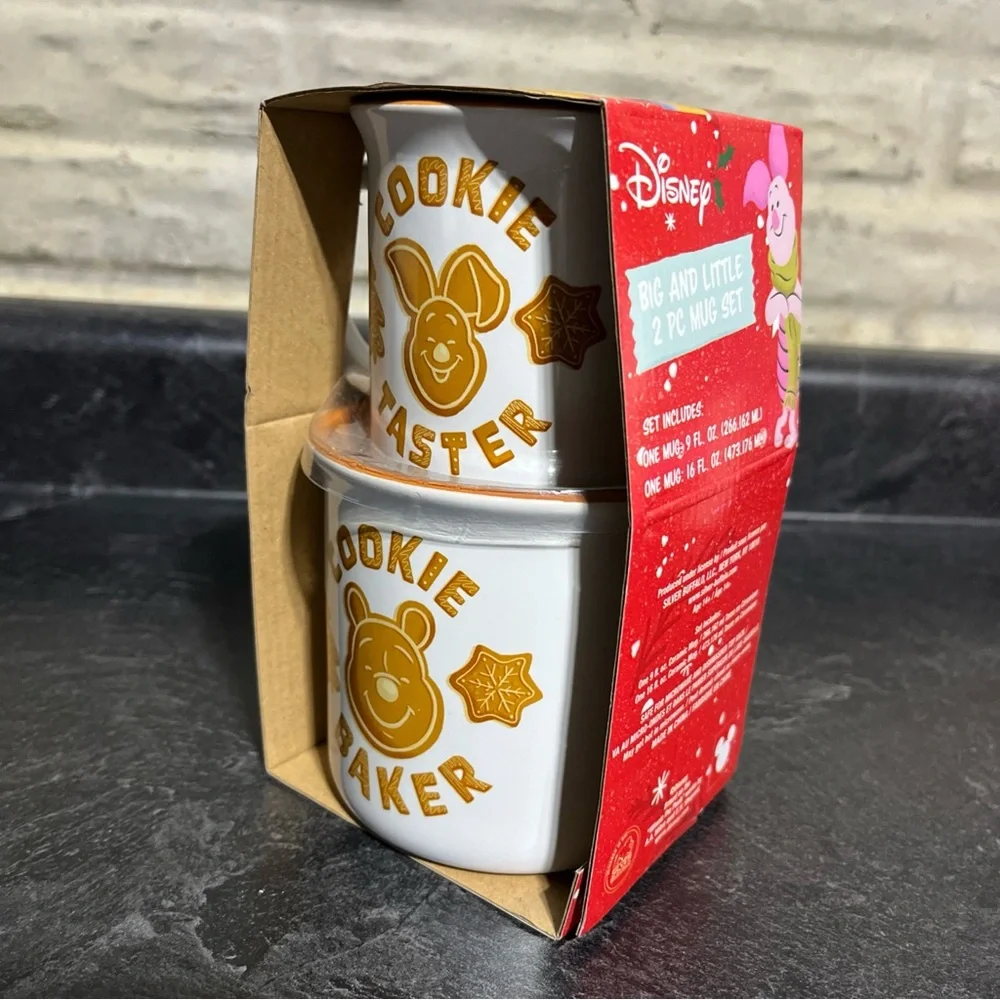 Winnie The Pooh Cookie Taster Cookie baker Coffee Mug Set